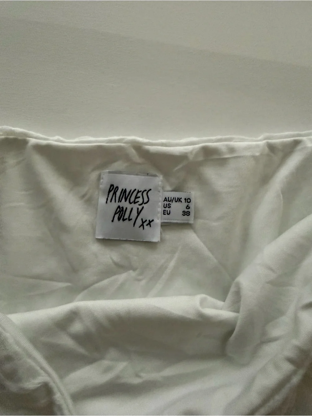 Princess Polly White Textured Wave Throw